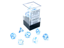 Chessex Borealis Mini-Polyhedral Icicle/Light Blue 7-Die Set