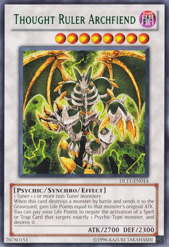 Thought Ruler Archfiend (Green) [DL11-EN014] Rare