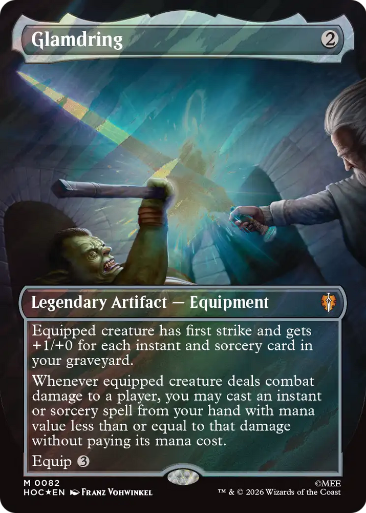 Glamdring (Borderless) (Surge Foil) [The Hobbit: Eternal-Legal]