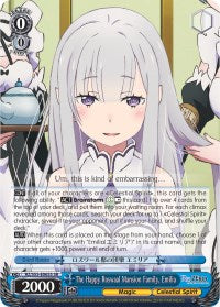 The Happy Roswaal Mansion Family, Emilia (RZ/S55-E065S SR) [Re:ZERO Vol.2]