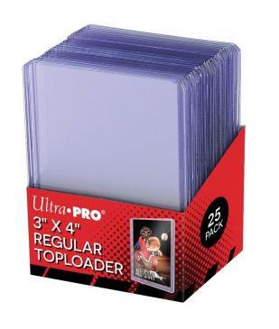 Ultrapro 3 X 4" Regular Toploader" 25 Count