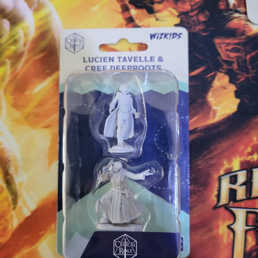 Wizk!ds Lucien & Cree Paintable Figure Critical Role