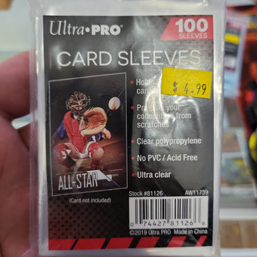 Ultra Pro 100 pack card sleeves