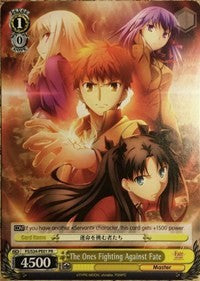 The Ones Fighting Against Fate (FS/S34-PE01 PR) (Promo) [Fate/Stay Night [Unlimited Blade Works]]