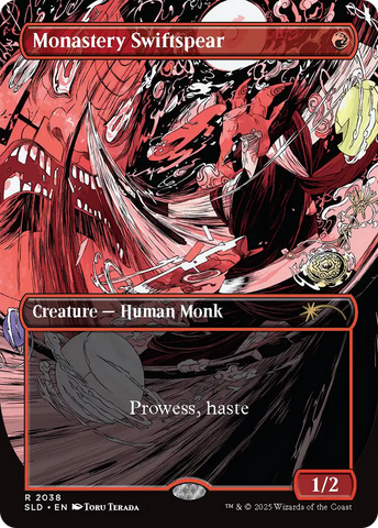 Monastery Swiftspear (2038) (Rainbow Foil) [Secret Lair Drop Series]