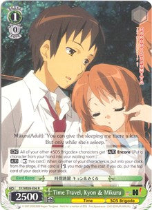 Time Travel, Kyon & Mikuru (SY/WE09-E06) (Foil) [The Melancholy of Haruhi Suzumiya Extra Booster]