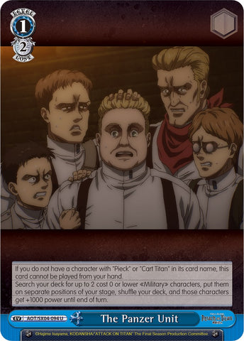 The Panzer Unit [Attack On Titan: Final Season]