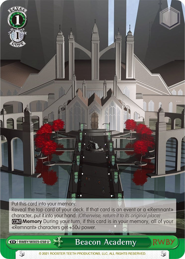 Beacon Academy (RWBY/WX03-038 U) [RWBY]