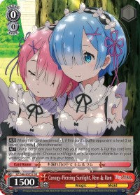 Canopy-Piercing Sunlight, Rem & Ram (RZ/S46-E035S SR) [Re:ZERO]