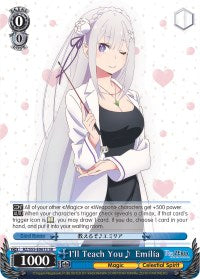 I'll Teach You Emilia (RZ/S55-E061S SR) [Re:ZERO Vol.2]