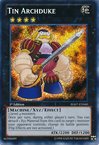 Tin Archduke [HA07-EN060] Secret Rare