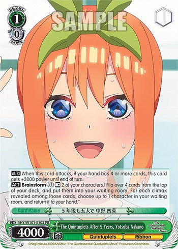 The Quintuplets After 5 Years, Yotsuba Nakano [The Quintessential Quintuplets Movie]