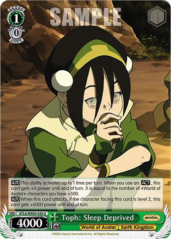 Toph: Sleep Deprived [Avatar: The Last Airbender]