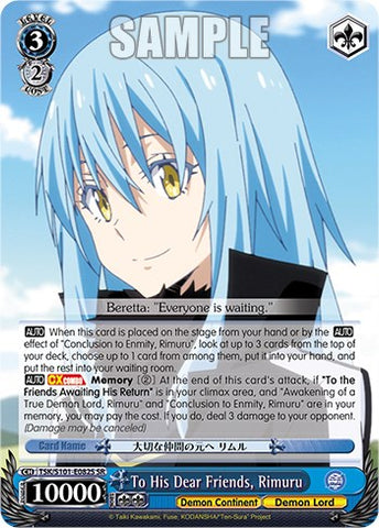 To His Dear Friends, Rimuru [That Time I Got Reincarnated as a Slime Vol.3]