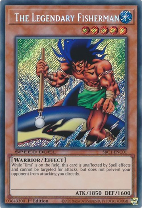 The Legendary Fisherman [SBC1-ENC01] Secret Rare