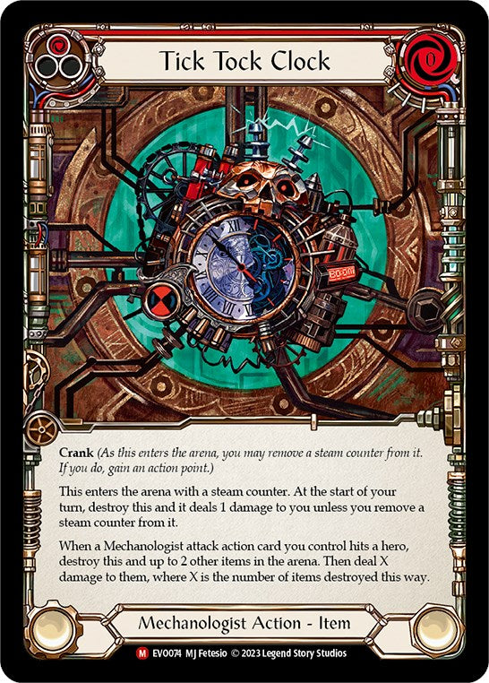 Tick Tock Clock [EVO074] (Bright Lights)  Rainbow Foil