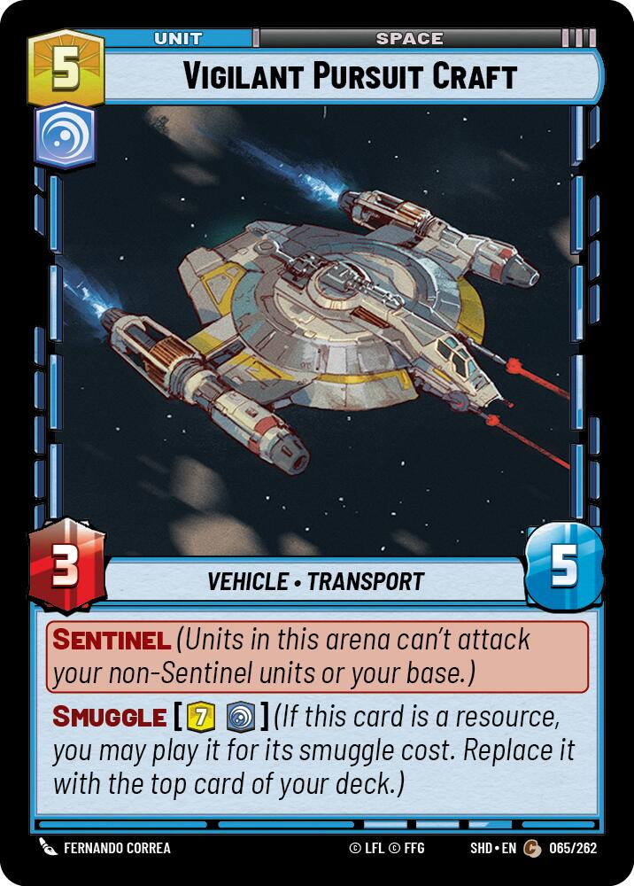 Vigilant Pursuit Craft (065/262) (065/262) [Shadows of the Galaxy]