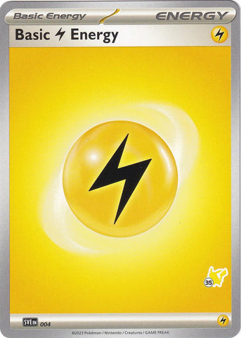 Basic Lightning Energy (004) (Pikachu Stamp #35) [Battle Academy 2024]