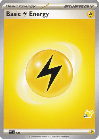 Basic Lightning Energy (004) (Pikachu Stamp #43) [Battle Academy 2024]