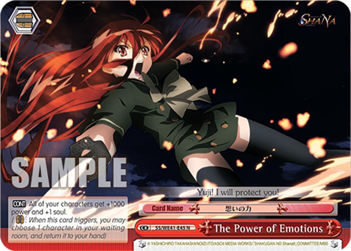 The Power of Emotions [Shakugan no Shana Premium Booster]