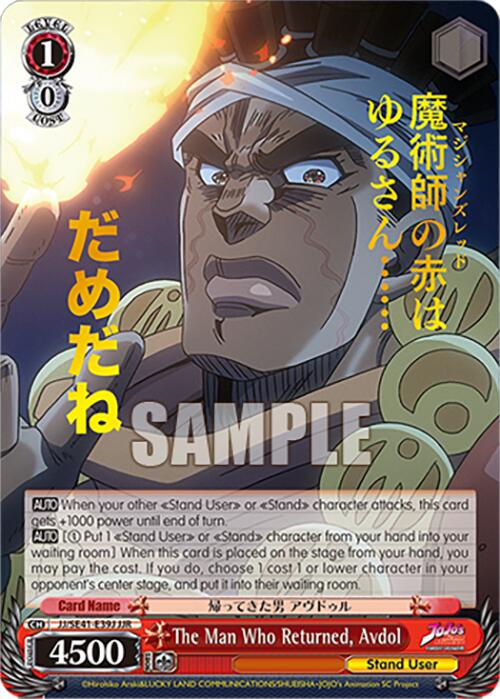 The Man Who Returned, Avdol (JJ/SE41-E39J JJR) [JoJo's Bizarre Adventure: Golden Wind]