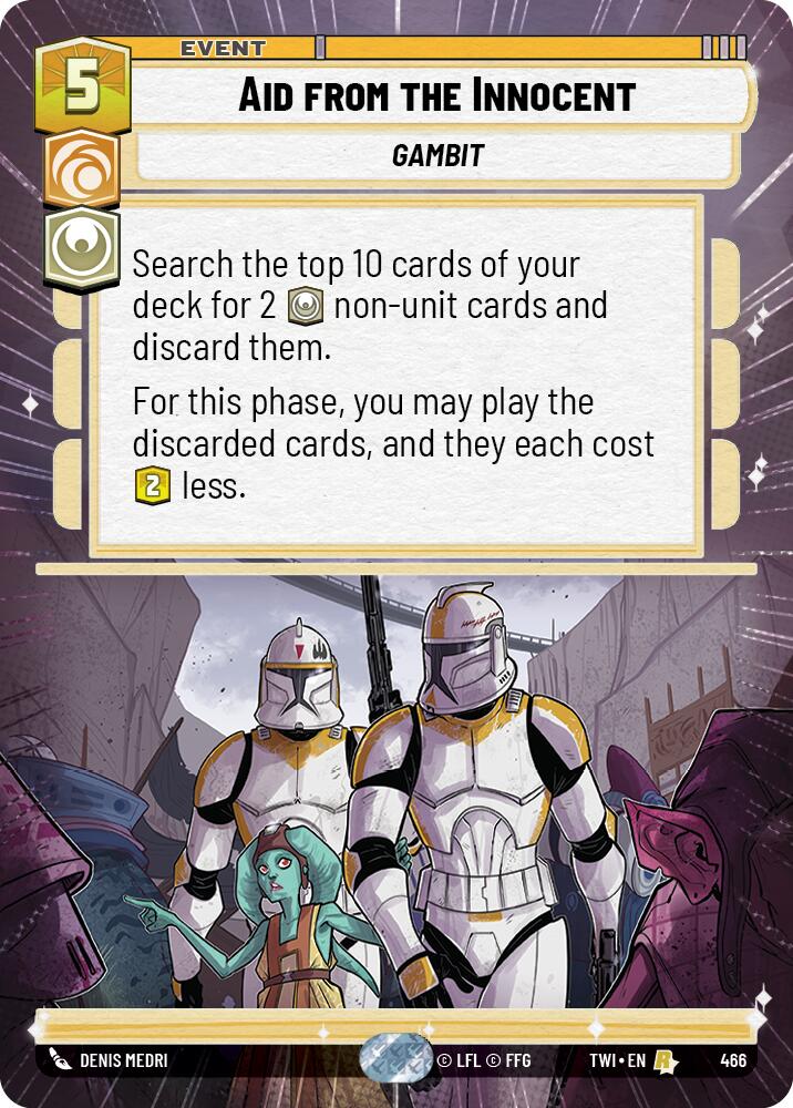 Aid from the Innocent (466) (Hyperspace) (466) [Twilight of the Republic]
