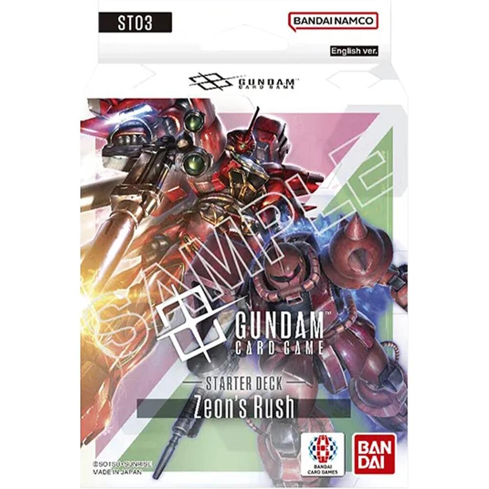 Gundam Card Game ST03 - Zeon's Rush