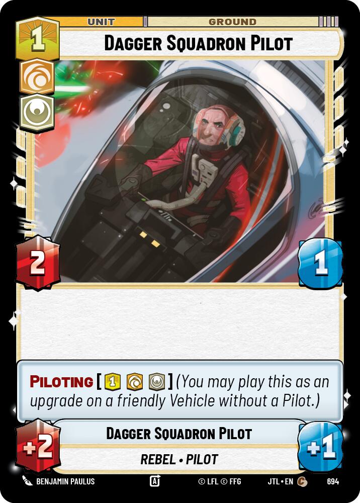 Dagger Squadron Pilot (694) (694) [Jump to Lightspeed]