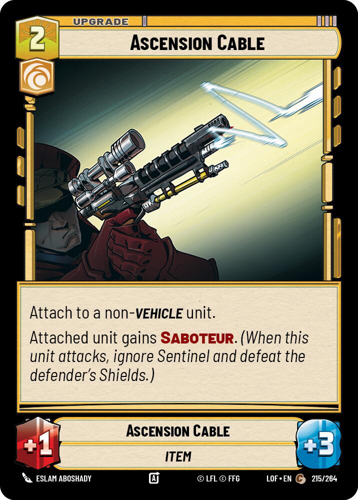 Ascension Cable (215/264) (215/264) [Legends of the Force]