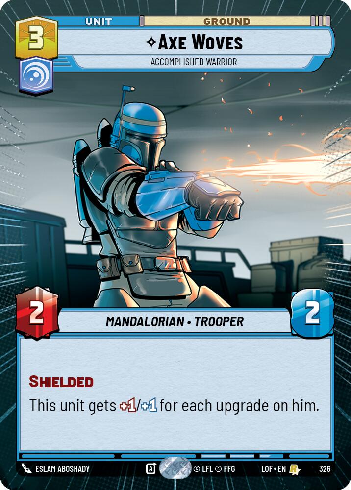 Axe Woves - Accomplished Warrior (326) (Hyperspace) (326) [Legends of the Force]