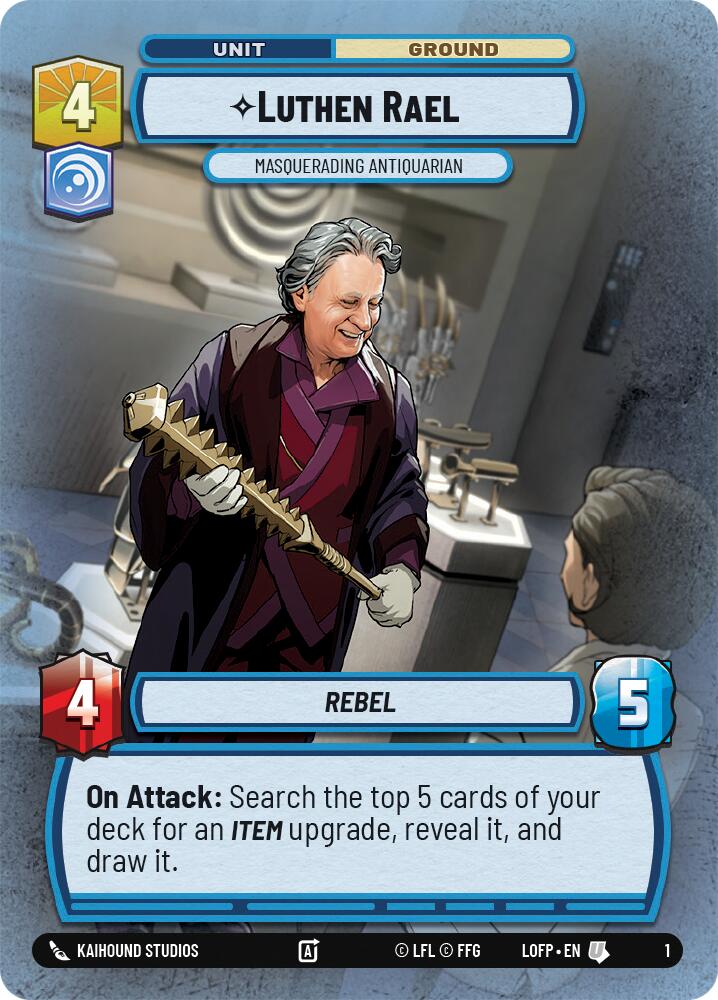 Luthen Rael - Masquerading Antiquarian (1) (1) [Organized Play Promos]