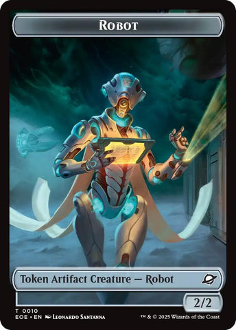 Robot // Lander (0004) Double-Sided Token [Edge of Eternities Tokens]