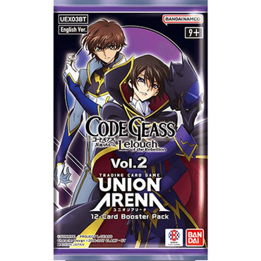 Bandai - Union Arena: CODE GEASS - Lelouch of the Rebellion Vol. 2 Booster Pack