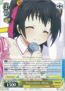 Dekoration, Miria (IMC/W41-E011 R) [The iDOLM@STER Cinderella Girls]
