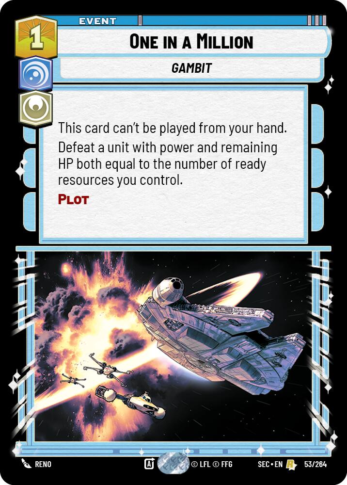 One in a Million (53/264) (53/264) [Secrets of Power]