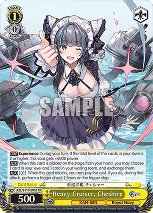 Heavy Cruiser, Cheshire (AZL/S119-E002 RR) [Azur Lane Vol. 2]