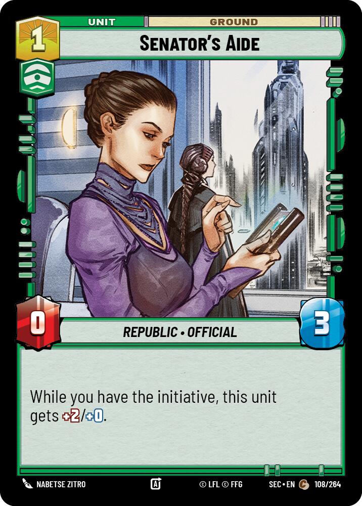 Senator's Aide (108/264) (108/264) [Secrets of Power]