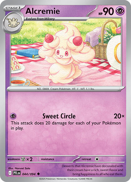 Alcremie (044/094) [Mega Evolution: Phantasmal Flames]