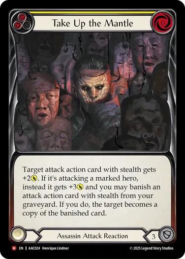 Take Up the Mantle [AAC024] (Armory Deck: Arakni)