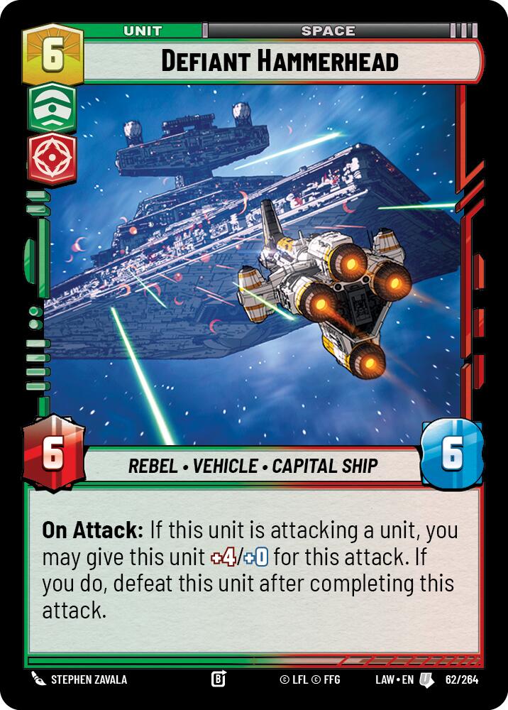 Defiant Hammerhead (62/264) (62/264) [A Lawless Time]