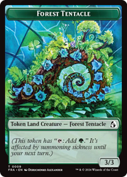 Forest Tentacle // Beast Double-Sided Token [Reality Fracture Tokens]