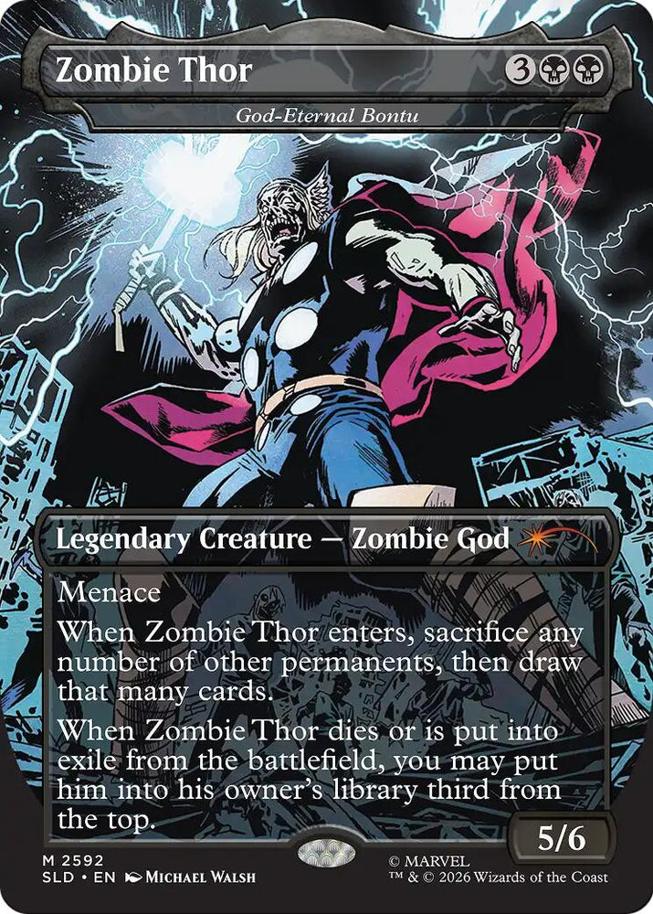 Zombie Thor - God-Eternal Bontu [Secret Lair Drop Series]