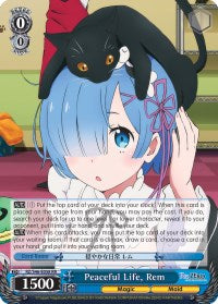 Peaceful Life, Rem (RZ/S46-E058 RR) [Re:ZERO]
