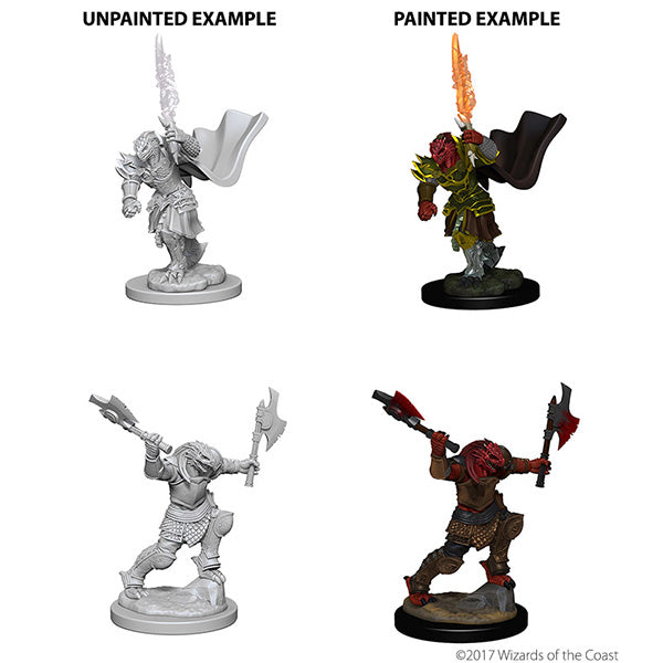 D&D Nolzur's Marvelous Miniatures: Unpainted Minis- Wave 4- Dragonborn Female Fighter
