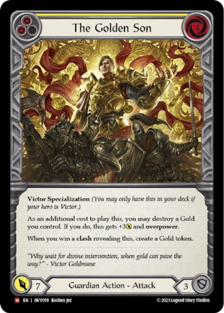 The Golden Son (Yellow) [HVY059] (Heavy Hitters)  Rainbow Foil