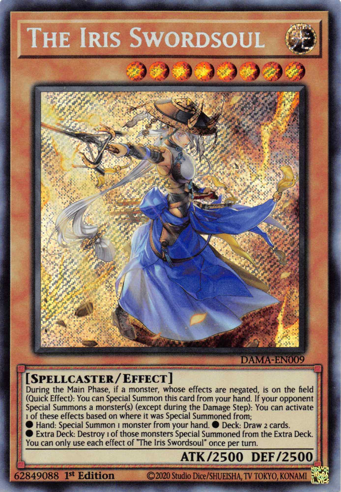 The Iris Swordsoul [DAMA-EN009] Secret Rare