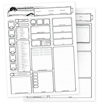 Dungeons & Dragons: Character Sheets 2014