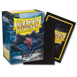 Dragon Shield Sleeves: Standard Matte - Black