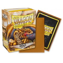 Dragon Shield Sleeves: Standard Matte - Gold