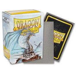 Dragon Shield Sleeves: Standard Matte - Silver